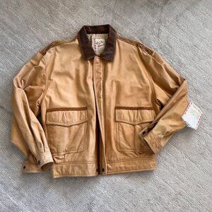 90's NWT - M.Julian Adventures - Leather Jacket - Southwestern - Size XL